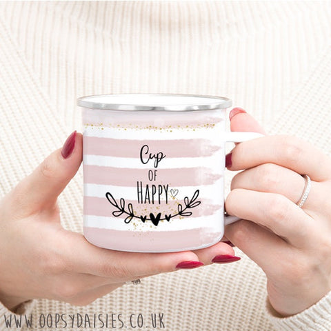 Highlights Enamel Mug - Cup of Happy TR244