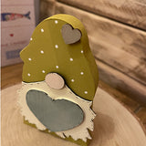 Wooden Gnome Block - Mustard 12407
