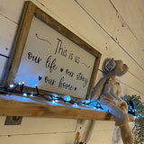 Handmade Rustic Sign Long Lg - This is Us 12422