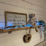Handmade Rustic Sign Long Lg - This is Us 12422