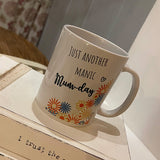 Retro Flowers Mug - Manic Mum-Day 12653