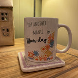 Retro Flowers Mug - Manic Mum-Day 12653