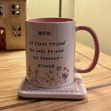 Vintage Flowers Mug - Mum Friend 12655