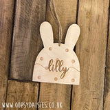 Personalised Name Tag - Bunny 12731