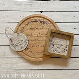 Handmade Rustic Sign Sm - As for me 13091