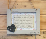 Personalised Wooden Frame Sign - A Mother is She 8696