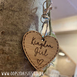 Heart Keyring - Kingdom Girl 13055