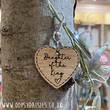 Heart Keyring - Daughter of the King 13056