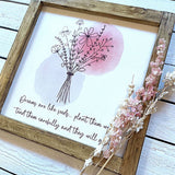 Sign Lg (30cm) - Dreams are Like Seeds  - (TR304) - RRP is