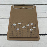 Personalised Hanging Clip Pad - Small Daisies 13092