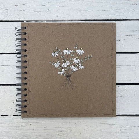 Personalised Scrapbook Brown - Bunch of Daisies 13094