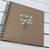 Personalised Scrapbook Brown - Bunch of Daisies 13094