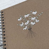 Personalised Scrapbook Brown - Bunch of Daisies 13094