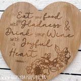 Chopping Heart Board - Go Eat 13095