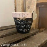 Personalised Plant Pot Sm - Black 13104