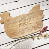 Wooden Board Chicken - Farm Animals 13163