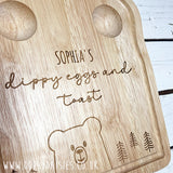 Wooden Board Toast - Bear 13165