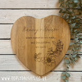 Heart Chopping Board - Nanny's House 13167