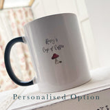 Thankful Range Mug/Black Handle - Toadstool Lazy Days 13285