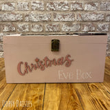 Personalised Christmas Eve Box Pink - Santa 13605