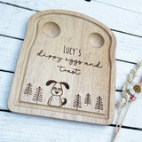 Wooden Board Toast - Dog 13626