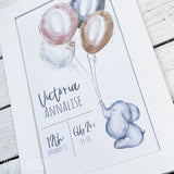 Print Personalised Nursery Print - Balloons 13644