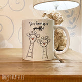 Doodles Mug Giraffe - You having a Giraffe 13633