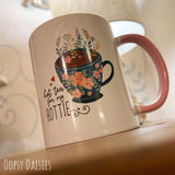 Hottie Mug with Pink Handle 13637