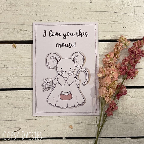 Print / Postcard - Doodles / Mouse 13650