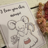 Print / Postcard - Doodles / Mouse 13650
