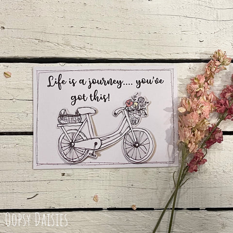 Print / Postcard - Doodles / Bike 13653