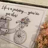 Print / Postcard - Doodles / Bike 13653