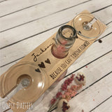 Personalised Two Wine Glass & Bottle Holder 13655