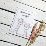 Card - Doodles / Giraffe 13664