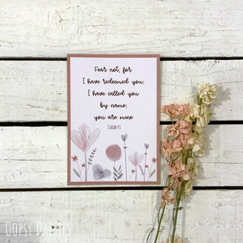 Print / Postcard Pixie Fluff Flowers - Called you by Name 13673