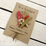 Mini Posy on Card in Gift Box - Beautiful Mom 13684