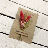 Mini Posy on Card in Gift Box - If Moms were Flowers 13686