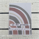 Print / Postcard Rainbow - All His Promises 13877