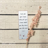 Bookmarker Pixie Fluff Flowers - Called you by Name 13882