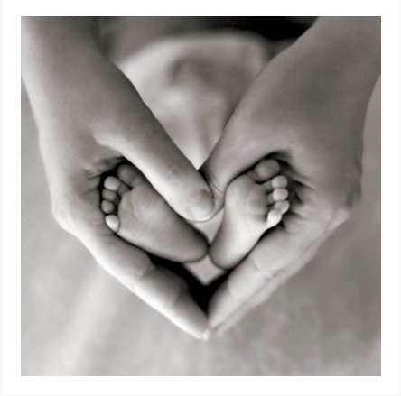 Greetings Card - New Baby Hands and Feet 10235