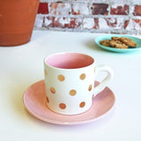 Disaster Spotty Cat Tea Cup 35