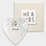 Mr & Mrs Porcelain Ring Dish 1636
