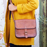 Small Leather Shoulder Bag 8251