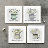 Flowers in Mug Card - Deepest Sympathy 12460