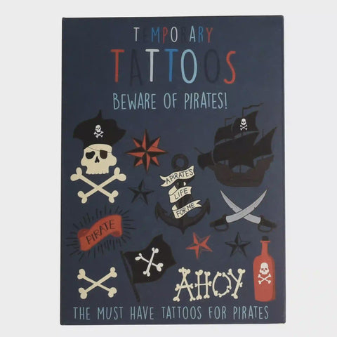 Temporary Tattoos - Beware of the Pirates 14113