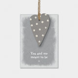 Dotty Heart Tag - You & Me Meant To Be 9136