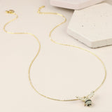 Large Crystal Bumblebee Pendant Necklace 11225