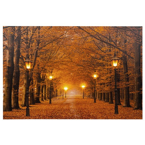 LED Canvas - Autumn Avenue 13297