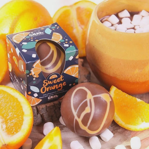 Hot Chocolate Bomb - Sweet Orange with Marshmallows 14080