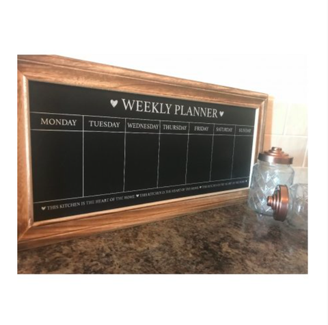 Weekly Planner Chalkboard 9560